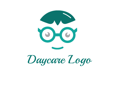 smiling face with glasses logo