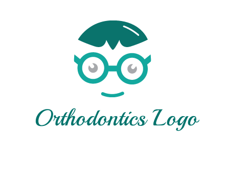 smiling face with glasses logo