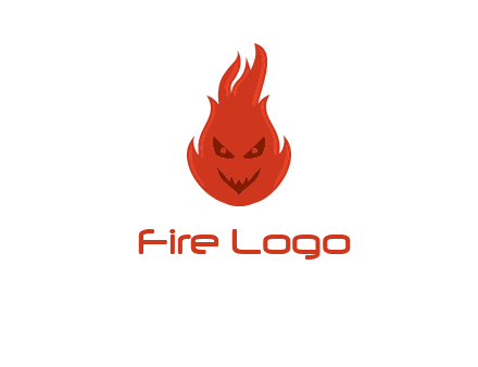 evil fire logo