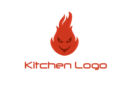 evil fire logo