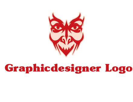 devil face illustration