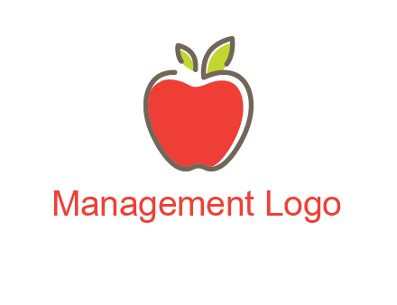 red apple logo