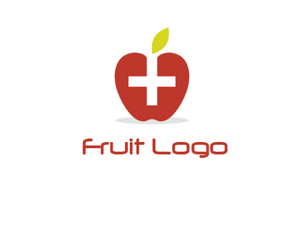 apple with health care cross logo