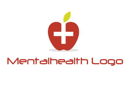 apple with health care cross logo