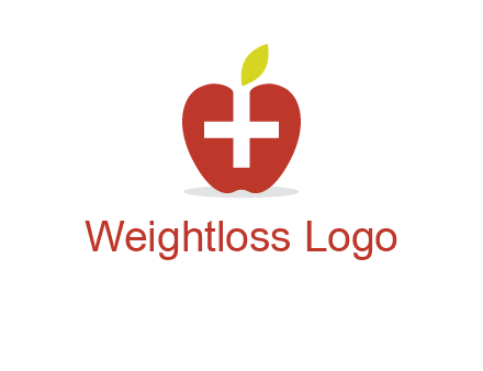 apple with health care cross logo