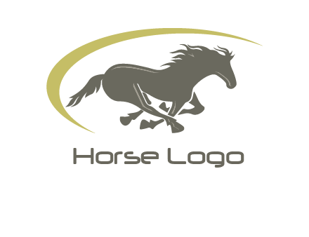 running horse logo