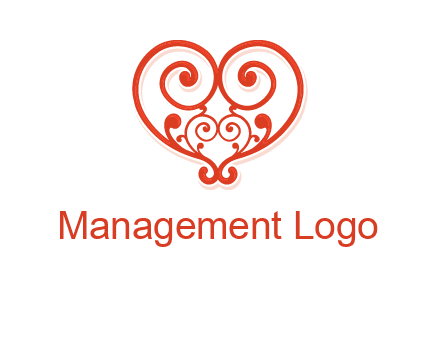 heart matchmaking logo design