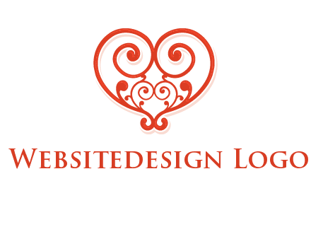 heart matchmaking logo design
