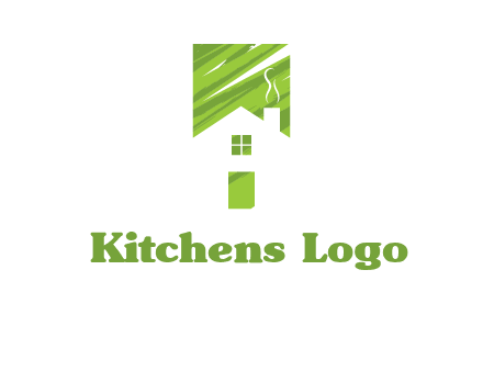 house in a rectangle logo