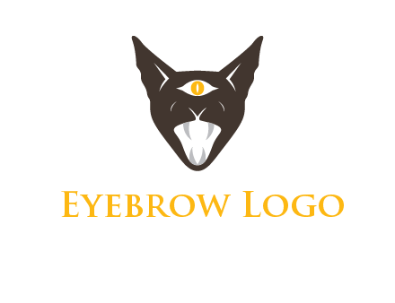 evil eye cat logo