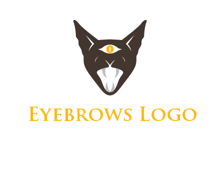 evil eye cat logo