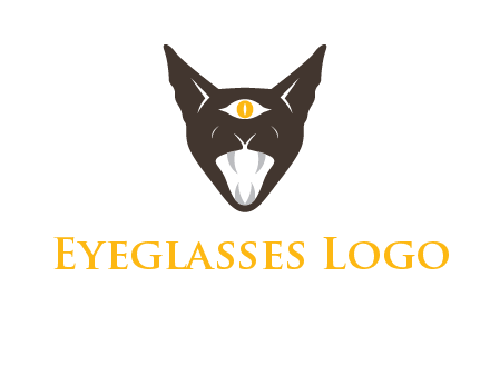 evil eye cat logo