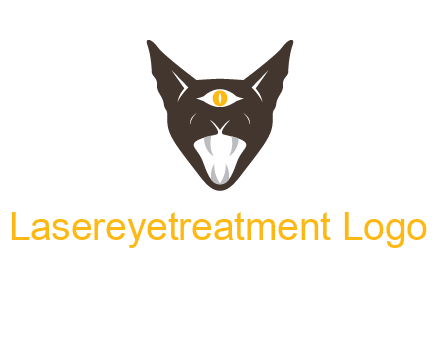 evil eye cat logo