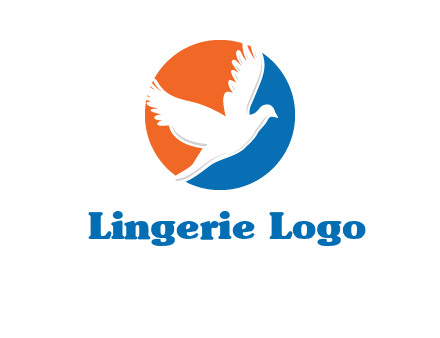 pigeon in circular logo