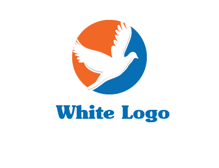 pigeon in circular logo