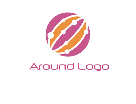 abstract globe logo