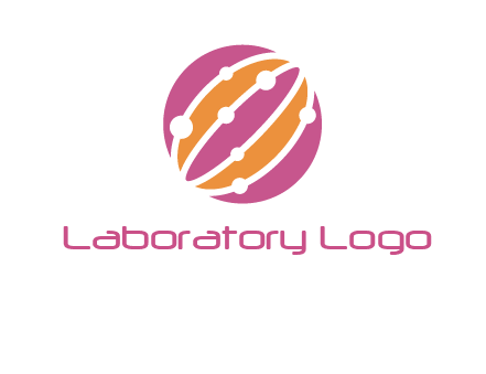 abstract globe logo