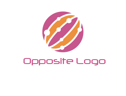 abstract globe logo