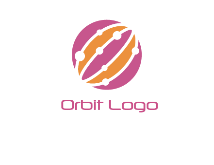 abstract globe logo