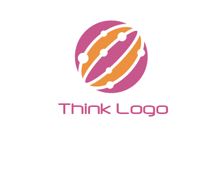 abstract globe logo