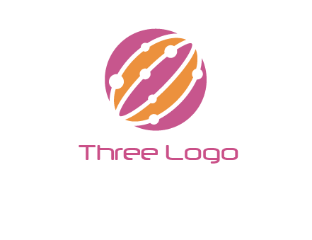 abstract globe logo