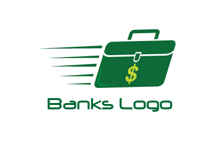 briefcase with dollar signlogo