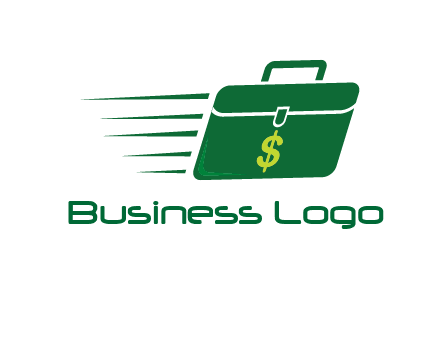 briefcase with dollar signlogo