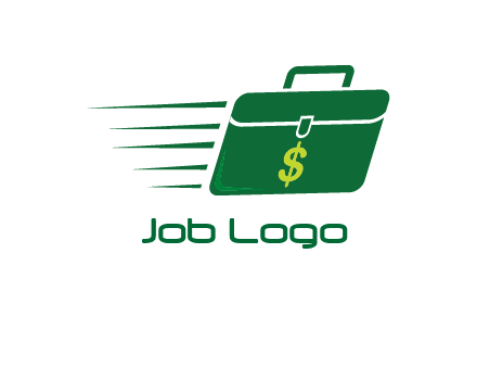 briefcase with dollar signlogo