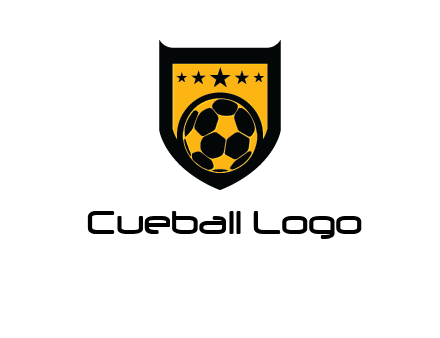 football in shield logo