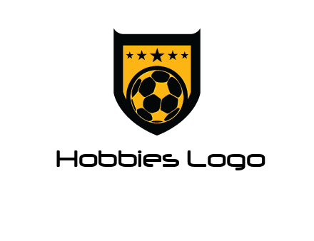 football in shield logo