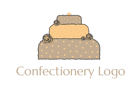 birthday cake logo