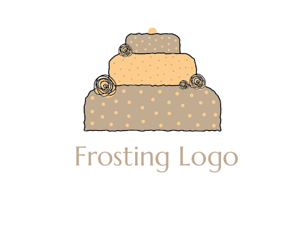 birthday cake logo