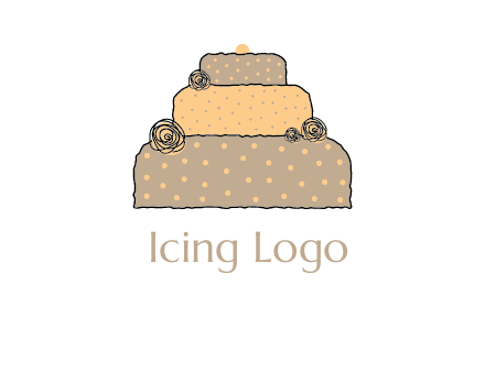 birthday cake logo