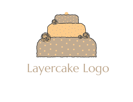 birthday cake logo