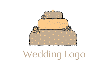 birthday cake logo