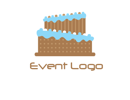 musical wedding cake logo