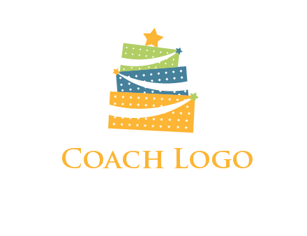 gift icon in cake logo