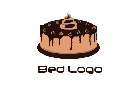 pastry on cake logo