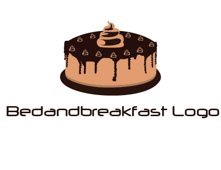 pastry on cake logo