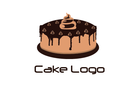 pastry on cake logo