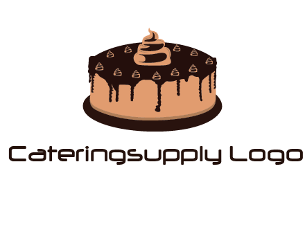 pastry on cake logo