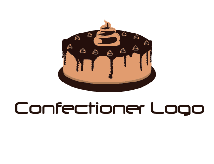 pastry on cake logo