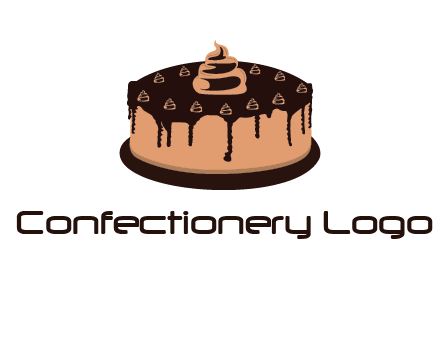 pastry on cake logo