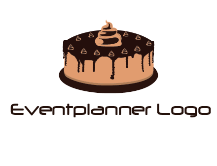 pastry on cake logo