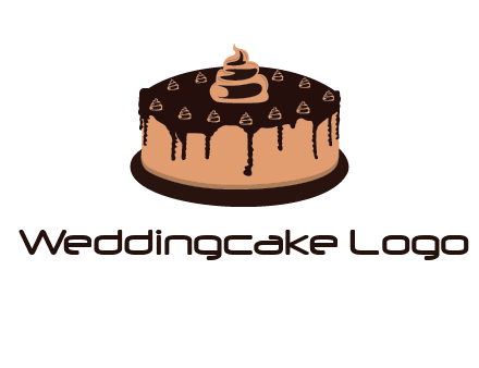 pastry on cake logo