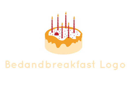 cake icon with candles