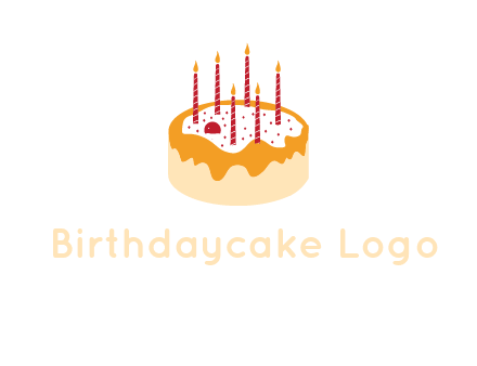 cake icon with candles