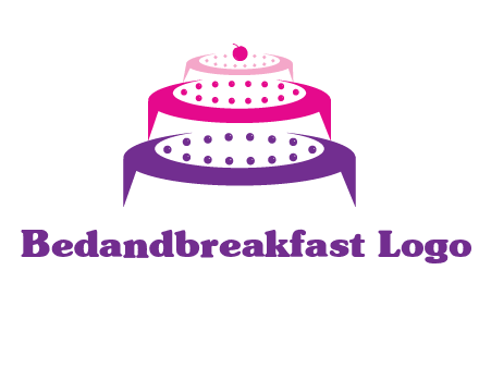 multi level cake logo