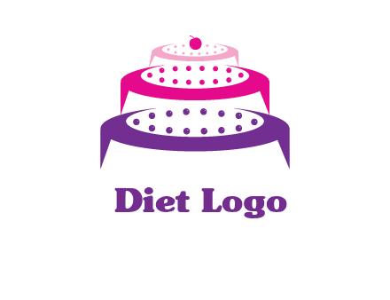 multi level cake logo