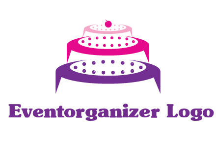 multi level cake logo